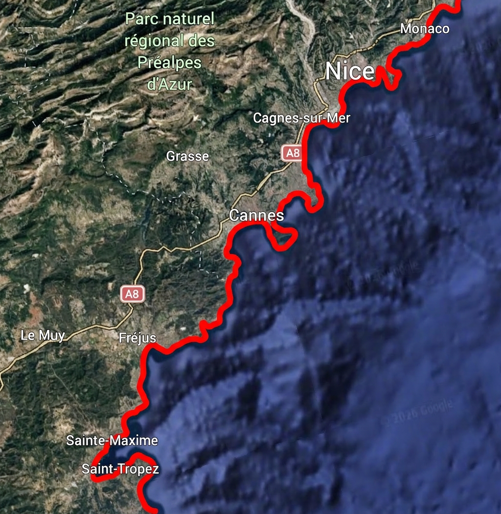 Zone d'intervention : de Monaco à Saint-Tropez